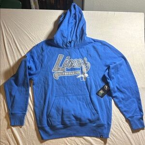 47 Brand Blue Lions Football Hoodie